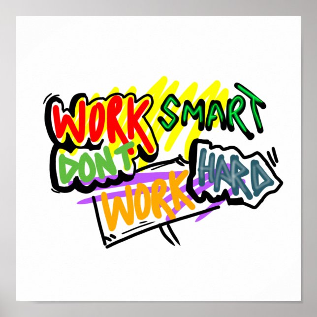 Affiche Décor mur d'art abstrait (Devant)