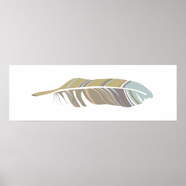 Affiche Décor mur d'impression en cuir gras (Devant)