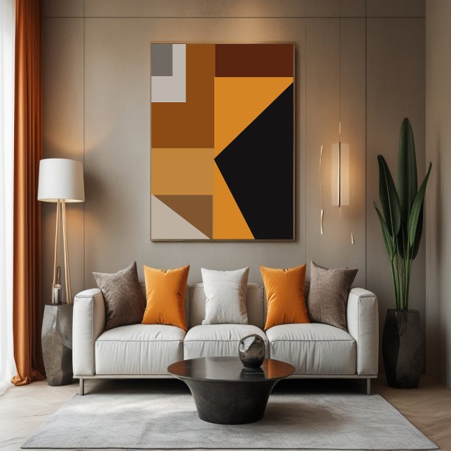 Affiche Décor rustique moderne pour salon ou chambre (Créateur téléchargé)