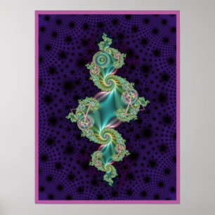Affiche Décoratif Julia Fractal