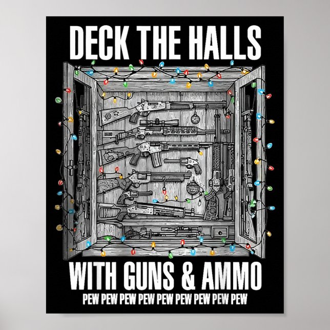Affiche Décorez Les Salles Avec Des Armes &amp; Munitions  (Devant)