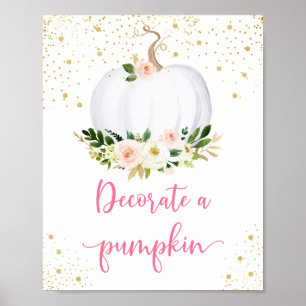 Affiche Décorez Un Panneau D'Anniversaire En Or Rose Citro