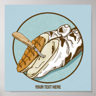 Affiche Découpage du capot de vache