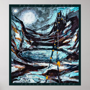 Affiche Découvrez Au-delà d'un art imaginaire avec un chât