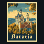 Affiche Découvrez la Bavière : Château de Neuschwanstein<br><div class="desc">Cette affiche époustouflante présente l'emblématique château de Neuschwanstein, un chef-d'oeuvre féerique niché dans les Alpes bavaroises. Laissez cette affiche vous transporter au coeur de la région la plus enchanteresse d'Allemagne.</div>