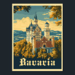 Affiche Découvrez la Bavière : Château de Neuschwanstein<br><div class="desc">Cette affiche époustouflante présente l'emblématique château de Neuschwanstein,  un chef-d'oeuvre féerique niché dans les Alpes bavaroises. Laissez cette affiche vous transporter au coeur de la région la plus enchanteresse d'Allemagne.</div>