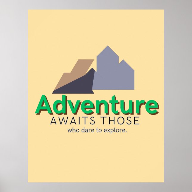 Affiche Découvrez l'art de l'aventure (Devant)
