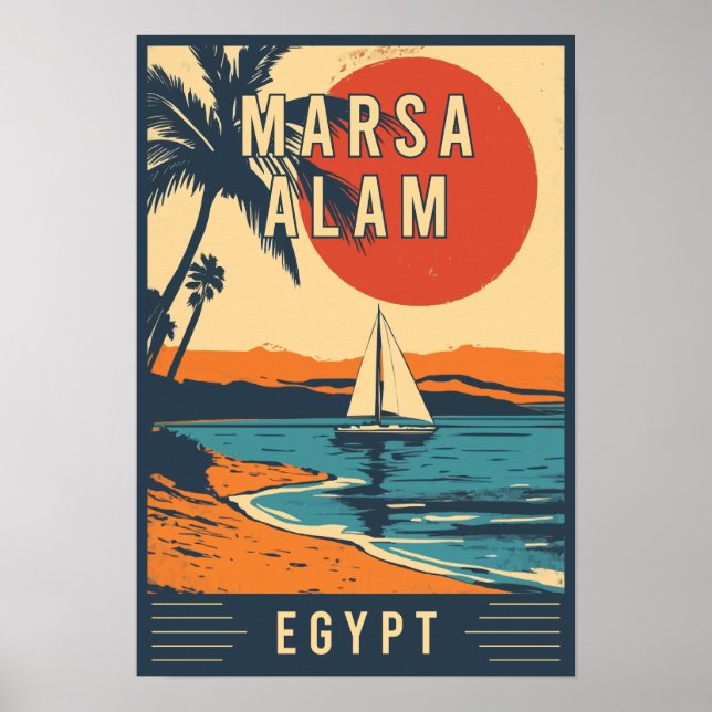 Affiche Découvrez le paradis de la mer Rouge Marsa Alam en (Devant)