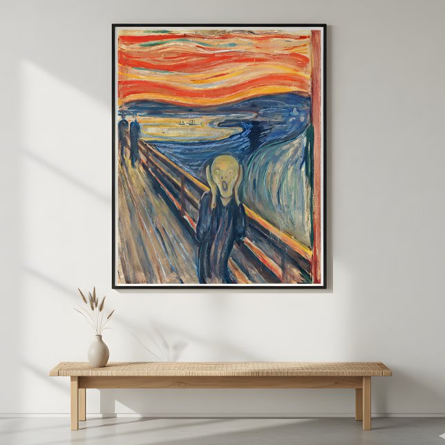 Affiche Découvrez le pouvoir du cri de Munch (Créateur téléchargé)