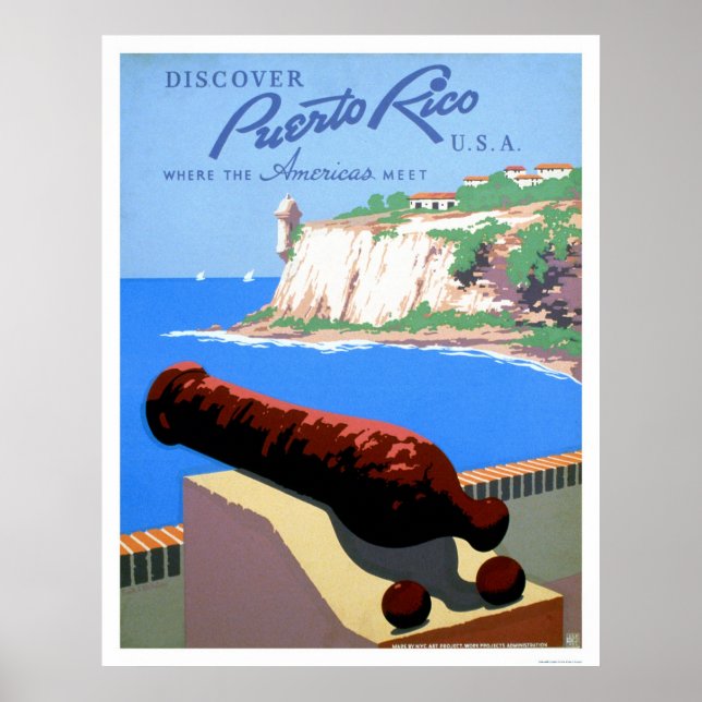Affiche Découvrez le WPA Porto Rico 1940 (Devant)