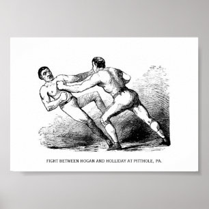 Affiche Découvrez l'illustration de boxe d'articulation
