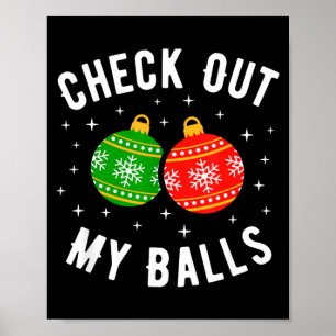 Affiche Découvrez ma blague de Noël drôle et cochonne
