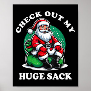 Affiche Découvrez Mon immense sac Père Noël Noël 2024 2