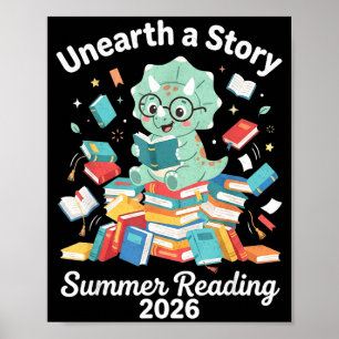Affiche Découvrez une histoire lecture estivale 2026 bibli
