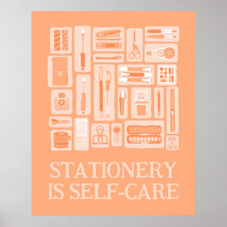 Affiche Découvrir Outils de création Orange Illustration A