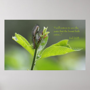 Affiche d'écriture sainte de 2h25 de Joel (version