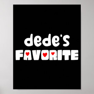 Affiche Dede's favorite grandchild drôle fête des mères