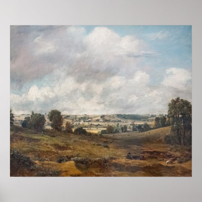 Affiche Dedham Vale de East Bergholt - Constable (Devant)