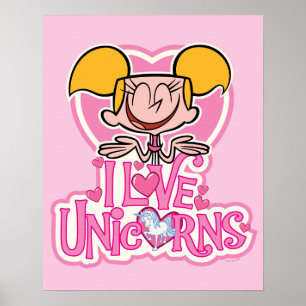 Affiche Dee Dee - I Love Unicorns