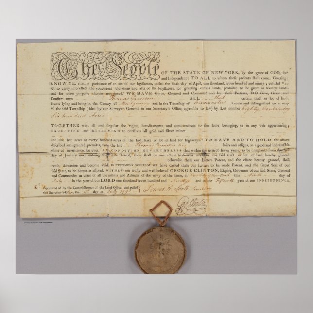 Affiche Deed, New York (Devant)