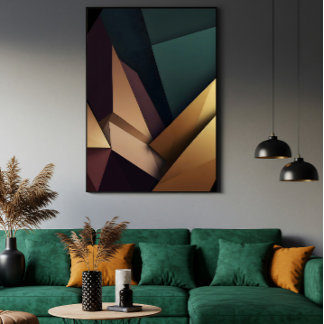 Affiche Deep Abstract Geometry