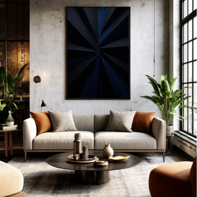 Affiche Deep Blue Vortex (Créateur téléchargé)