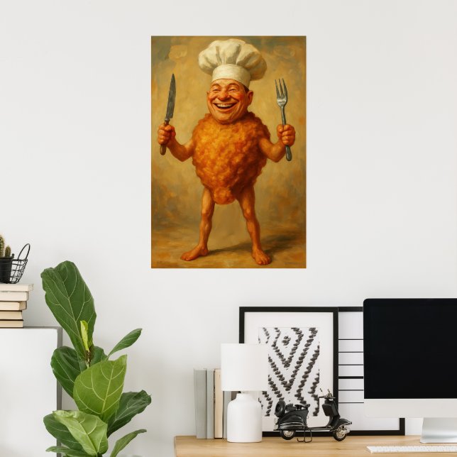 Affiche “Deep Fried Dreams” –  A Humorous Portrait (Bureau à domicile)