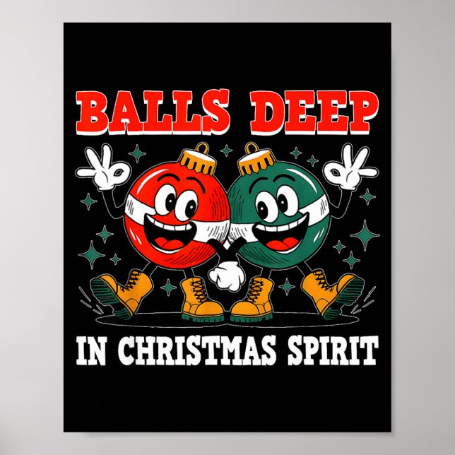 Affiche Deep In Christmas Srit Christmas Humorous Festive  (Devant)