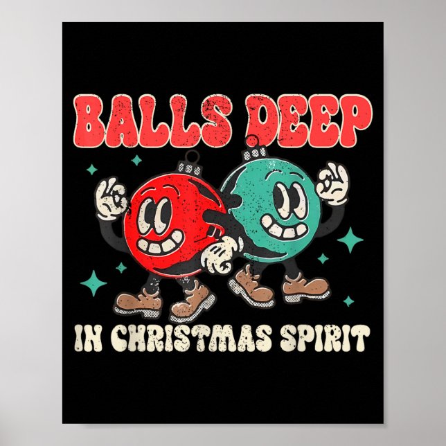 Affiche Deep In Christmas Srit Christmas Humorous Festive  (Devant)