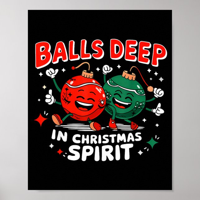 Affiche Deep In Christmas Srit Christmas Humorous Festive  (Devant)