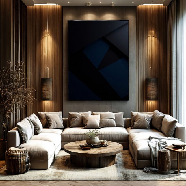 Affiche Deep Night Geometry (Créateur téléchargé)