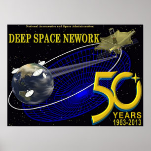 Affiche DEEP SPACE NETWORK 50th Anniversary