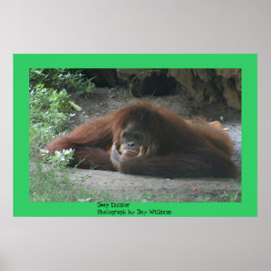 Affiche Deep Thinker