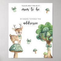 Deer - Aidez l'affiche Occupy Mom-to-be