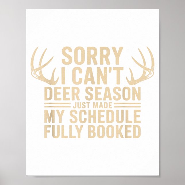 Affiche Deer Hunting Quote Hunter Whitetail Buck Deer Seas (Devant)