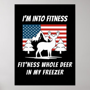 Affiche Deer In My Freezer - Deer Hunter Deer Hunter Deer