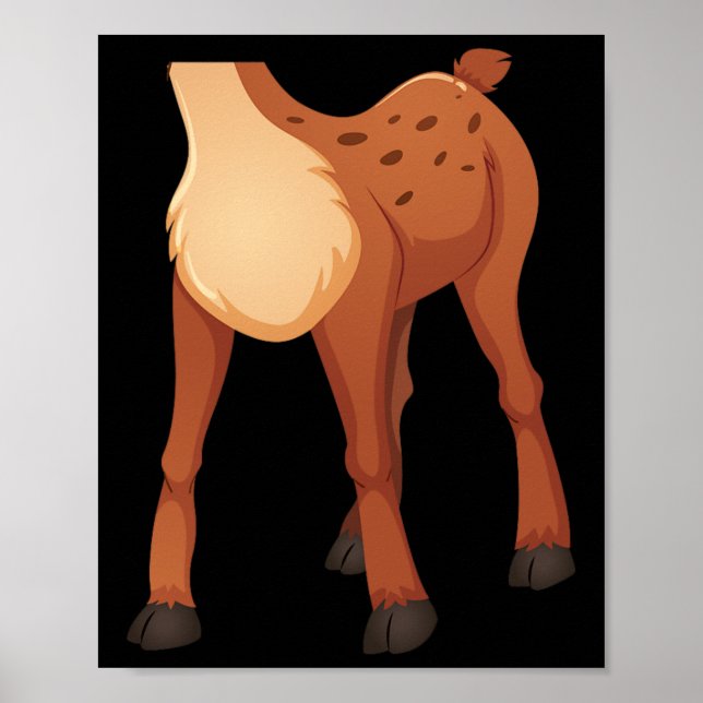 Affiche Deer Lazy sans tête do-it-yourself Costume d'Hallo (Devant)