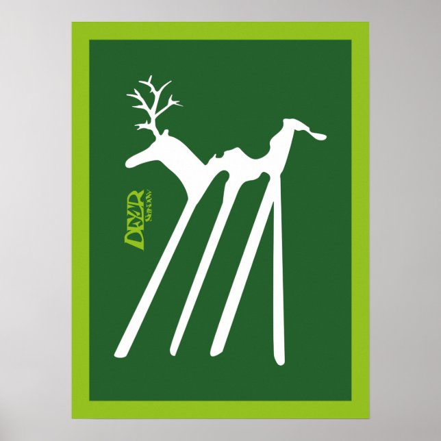 AFFICHE DEER SHADOW PIXELAT PAR MASANSER (Devant)