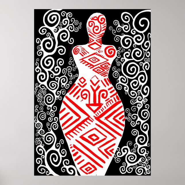 Affiche Déesse ancienne (Devant)