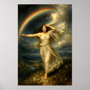 Affiche Déesse arc-en-ciel Iris