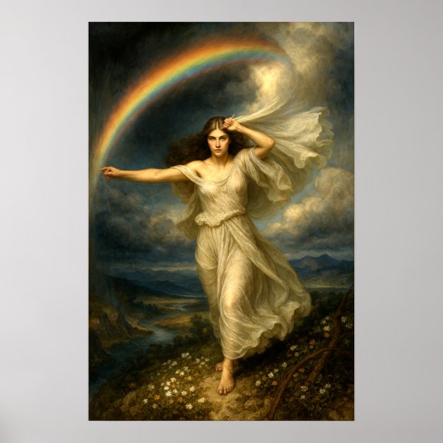 Affiche Déesse arc-en-ciel Iris (Devant)