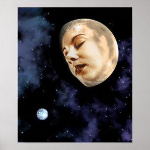 Affiche déesse de lune