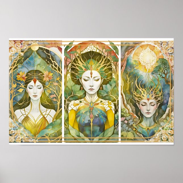 Affiche Déesse d'or (Devant)