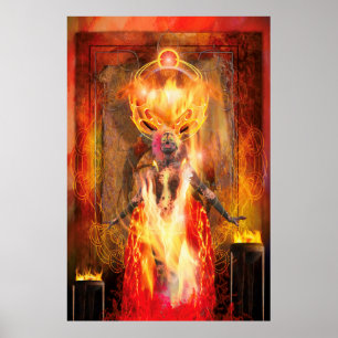 Affiche Déesse du feu PELE