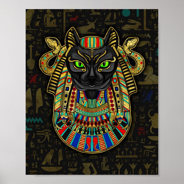 Affiche Déesse égyptienne Bastet (Devant)