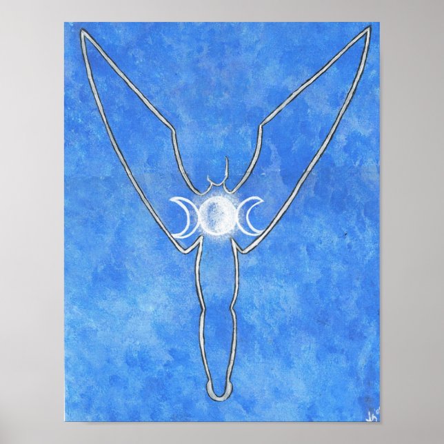 Affiche déesse montante (Devant)