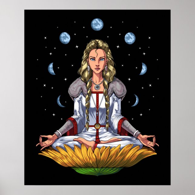 Affiche Déesse Norse Freyja (Devant)