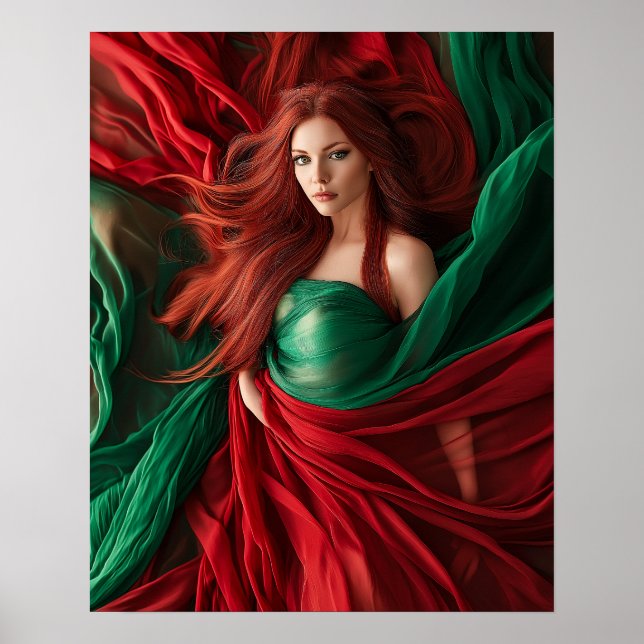 Affiche Déesse rouge (Devant)