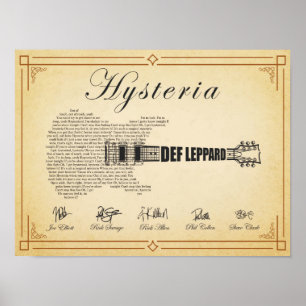 Affiche Déf Leppard