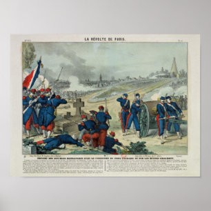 Affiche Défaite des Rebelles enchâssés dans le cimetière